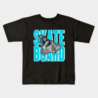 Coolest Skater Boy - Version 04 Kids T-Shirt